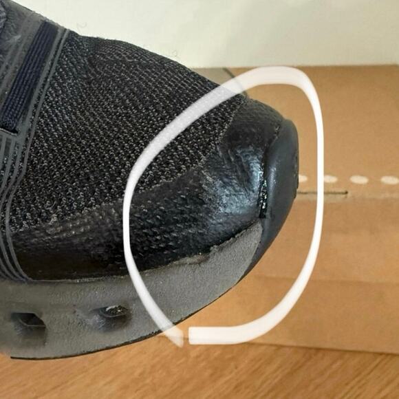 On Cloud Cloudgo ‘Eclipse Black’ Women Running Sneakers- SZ 7.5 - Picture 5 of 13